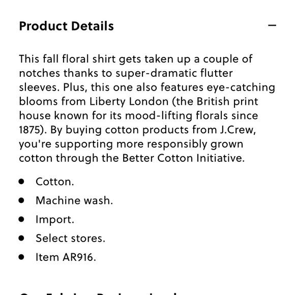 J.Crew Flutter Sleeve Top in Liberty Ciara Print - Picture 11 of 11